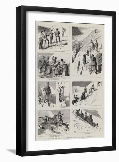 An Ascent of the Schilthorn from Murren, Switzerland-Sydney Prior Hall-Framed Giclee Print