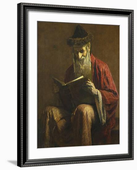 An Ashkenazi Rabbi of Jerusalem-George Sherwood Hunter-Framed Giclee Print