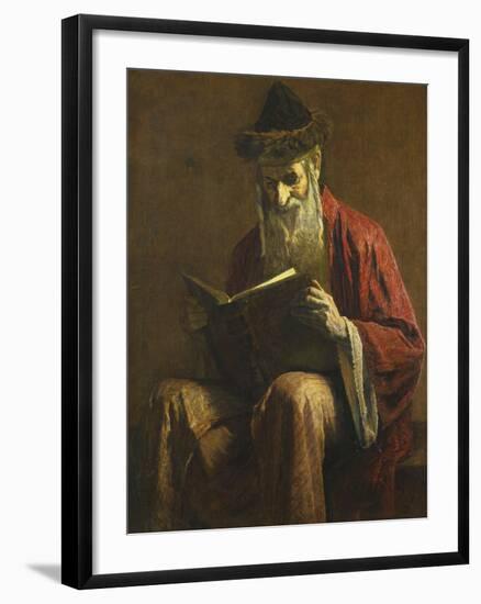 An Ashkenazi Rabbi of Jerusalem-George Sherwood Hunter-Framed Giclee Print