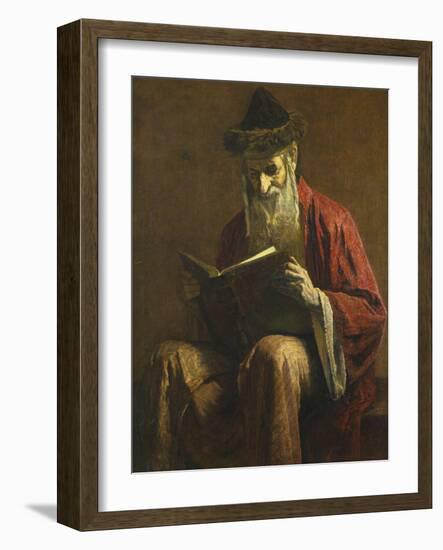 An Ashkenazi Rabbi of Jerusalem-George Sherwood Hunter-Framed Giclee Print