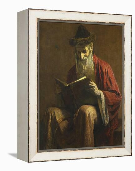 An Ashkenazi Rabbi of Jerusalem-George Sherwood Hunter-Framed Premier Image Canvas