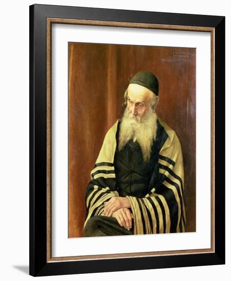 An Ashkenazi Rabbi of Jerusalem-George Sherwood Hunter-Framed Giclee Print