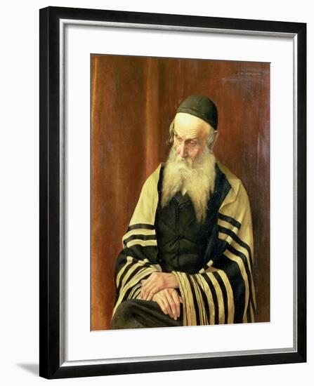 An Ashkenazi Rabbi of Jerusalem-George Sherwood Hunter-Framed Giclee Print