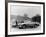An Aston Martin DB2-4 MKII, with Windsor Castle in the Background, 1956-null-Framed Photographic Print