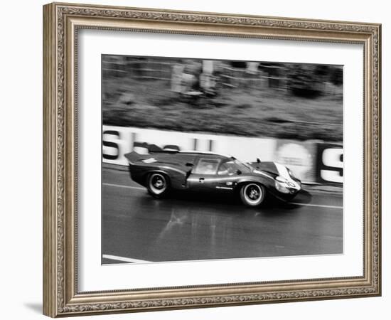 An Aston Martin Lola at Le Mans, France, 1967-null-Framed Photographic Print