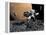 An Astronaut Makes First Human Contact with Mars' Moon Phobos-Stocktrek Images-Framed Premier Image Canvas