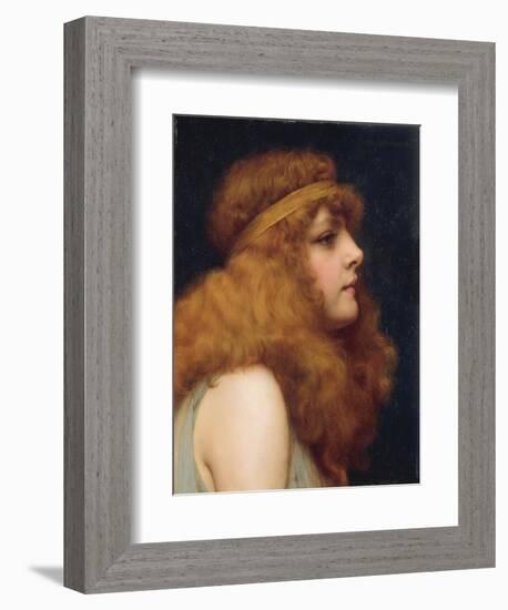 An Auburn Beauty, 1895-John William Godward-Framed Giclee Print