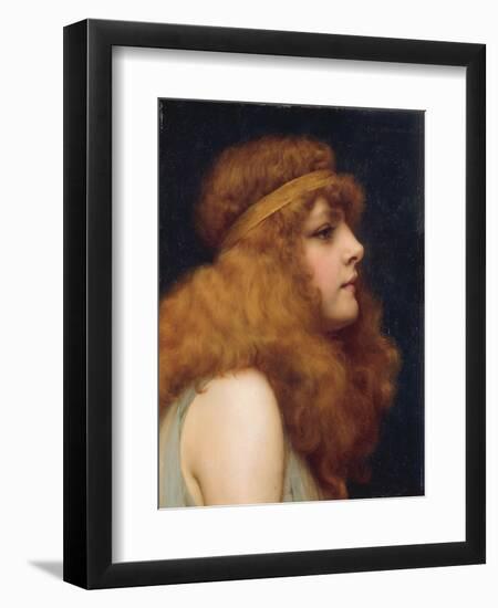 An Auburn Beauty, 1895-John William Godward-Framed Giclee Print