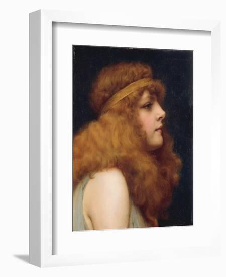 An Auburn Beauty, 1895-John William Godward-Framed Giclee Print