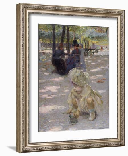 An August Afternoon at the Luxembourg, 1886-Henri-Edmond Cross-Framed Giclee Print