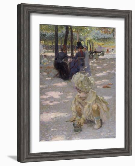 An August Afternoon at the Luxembourg, 1886-Henri-Edmond Cross-Framed Giclee Print