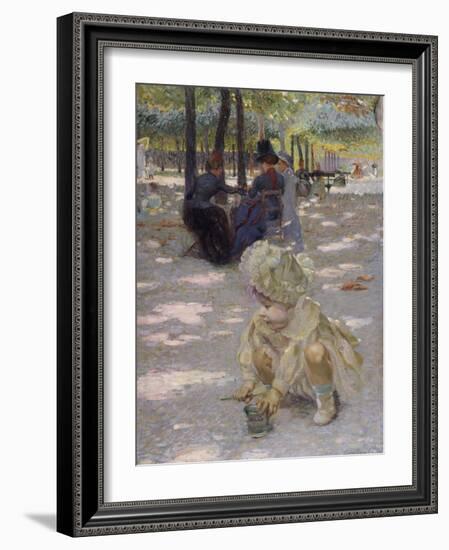 An August Afternoon at the Luxembourg, 1886-Henri-Edmond Cross-Framed Giclee Print