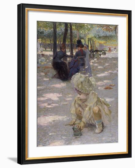 An August Afternoon at the Luxembourg, 1886-Henri-Edmond Cross-Framed Giclee Print