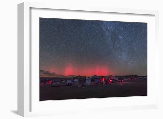 An Aurora Display over Okalahoma During the Okie-Tex Star Party-null-Framed Photographic Print