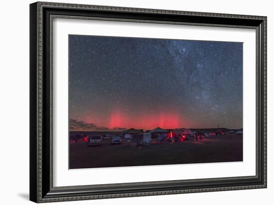 An Aurora Display over Okalahoma During the Okie-Tex Star Party-null-Framed Photographic Print