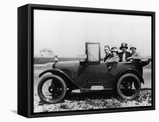 An Austin Seven Chummy with Passengers, 1925-null-Framed Premier Image Canvas