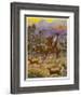An Australian Bushman Rounds Up His Cattle with the Assistance of His Dogs-null-Framed Premium Giclee Print