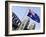 An Australian Flag Flutters in Breeze in Front of Iconic Sydney Harbour Bridge, Sydney-Andrew Watson-Framed Photographic Print