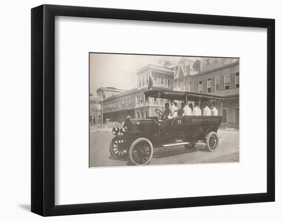 'An Automobile of the Military Police Force', 1914-Unknown-Framed Photographic Print