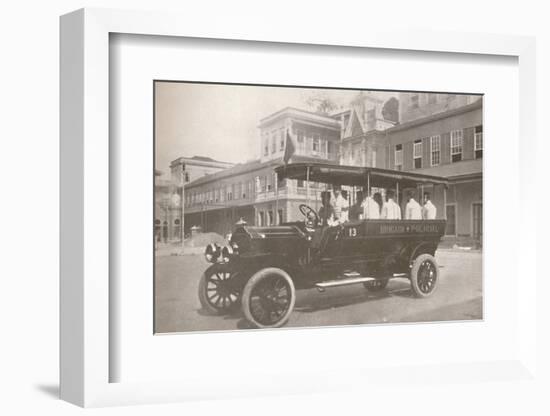 'An Automobile of the Military Police Force', 1914-Unknown-Framed Photographic Print