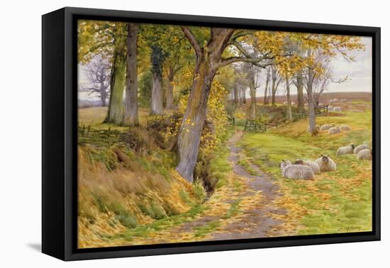 An Autumn Afternoon-Charles James Adams-Framed Premier Image Canvas