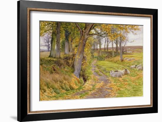 An Autumn Afternoon-Charles James Adams-Framed Giclee Print