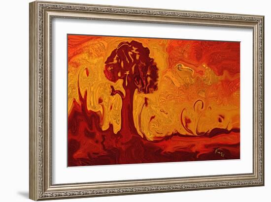 An Autumn Day-Rabi Khan-Framed Art Print