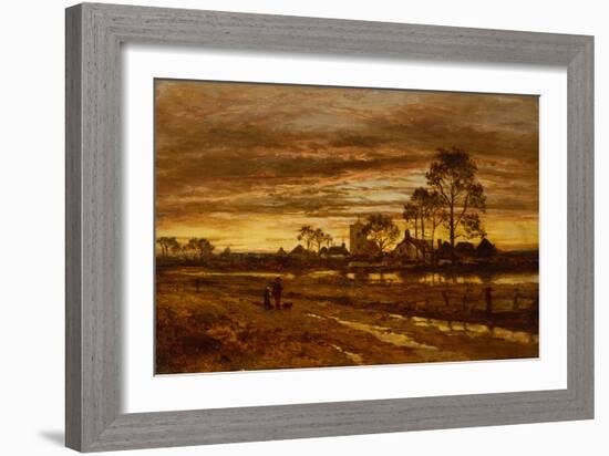 An Autumn Evening After Rain-Benjamin Williams Leader-Framed Giclee Print