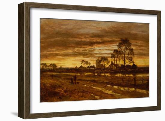 An Autumn Evening After Rain-Benjamin Williams Leader-Framed Giclee Print