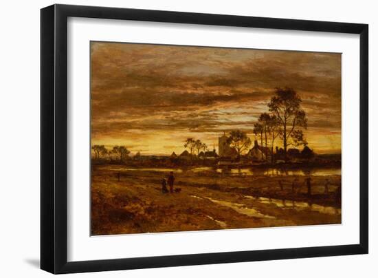 An Autumn Evening After Rain-Benjamin Williams Leader-Framed Giclee Print