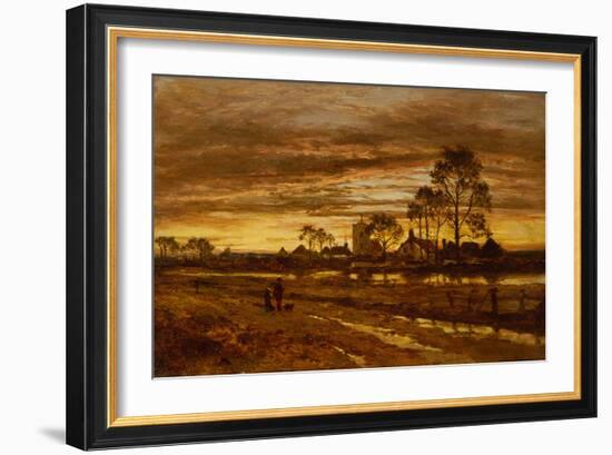 An Autumn Evening After Rain-Benjamin Williams Leader-Framed Giclee Print