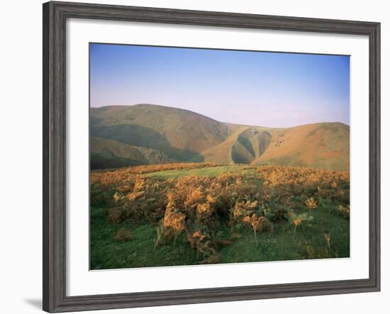 An Autumn Evening, the Long Mynd, Shropshire, England, United Kingdom-David Hughes-Framed Photographic Print