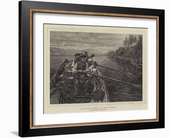 An Autumn Morning in the Highlands-John Isaac Richardson-Framed Giclee Print