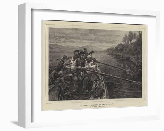 An Autumn Morning in the Highlands-John Isaac Richardson-Framed Giclee Print