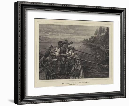 An Autumn Morning in the Highlands-John Isaac Richardson-Framed Giclee Print