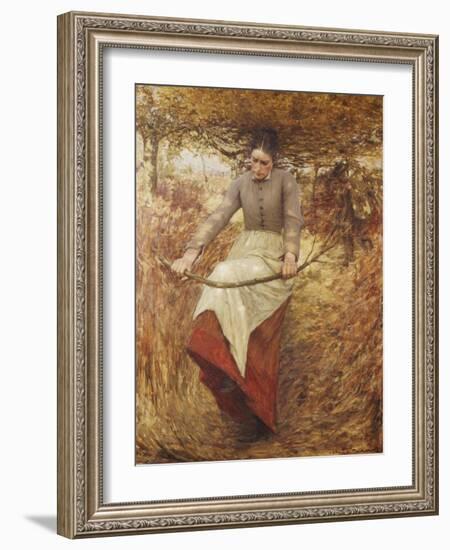 An Autumn Morning-Henry Herbert La Thangue-Framed Giclee Print