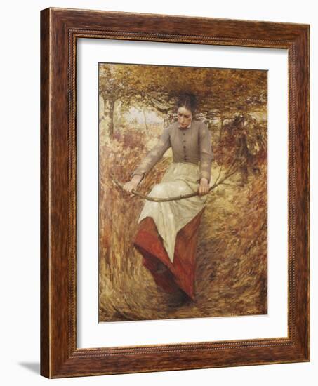 An Autumn Morning-Henry Herbert La Thangue-Framed Giclee Print