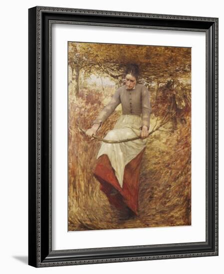 An Autumn Morning-Henry Herbert La Thangue-Framed Giclee Print