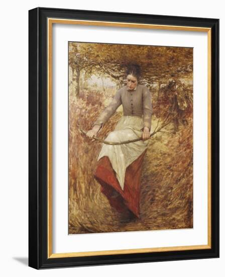 An Autumn Morning-Henry Herbert La Thangue-Framed Giclee Print