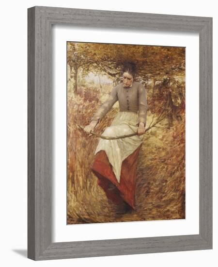 An Autumn Morning-Henry Herbert La Thangue-Framed Giclee Print