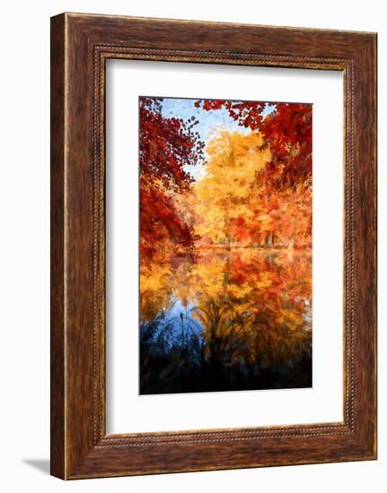 An Autumn Reflection-Philippe Sainte-Laudy-Framed Photographic Print