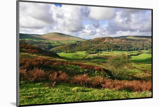 An autumn view of the scenic Duddon Valley, Lake District National Park, Cumbria, England, United K-Peter Watson-Mounted Photographic Print