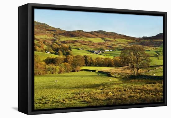 An autumn view of the scenic Duddon Valley, Lake District National Park, Cumbria, England, United K-Peter Watson-Framed Premier Image Canvas