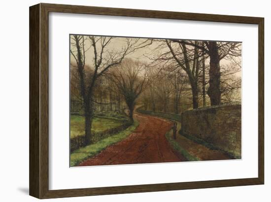 An Autumnal Day, Stapleton Park-John Atkinson Grimshaw-Framed Premium Giclee Print