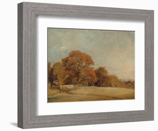 An Autumnal Landscape at East Bergholt, c.1805-08-John Constable-Framed Premium Giclee Print