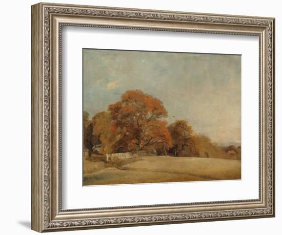 An Autumnal Landscape at East Bergholt, c.1805-08-John Constable-Framed Giclee Print