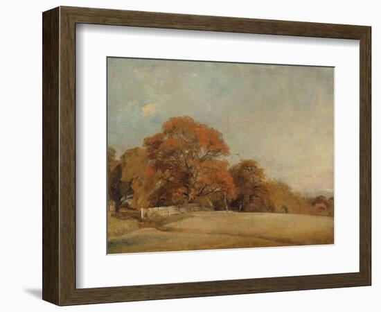 An Autumnal Landscape at East Bergholt, c.1805-08-John Constable-Framed Giclee Print