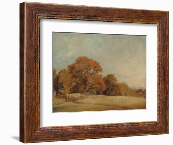 An Autumnal Landscape at East Bergholt, c.1805-08-John Constable-Framed Giclee Print