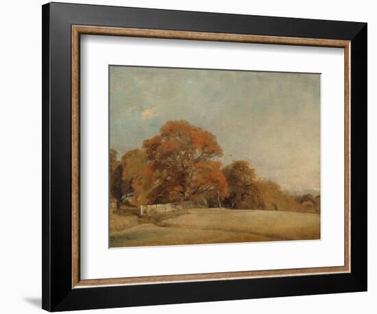 An Autumnal Landscape at East Bergholt, c.1805-08-John Constable-Framed Giclee Print