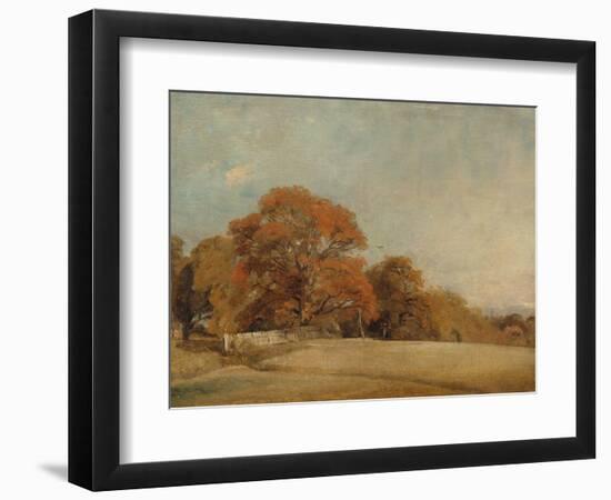 An Autumnal Landscape at East Bergholt, c.1805-08-John Constable-Framed Giclee Print